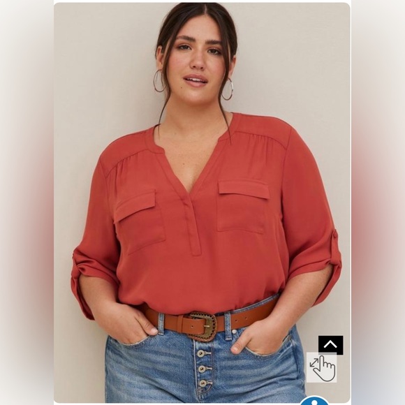 Torrid Harper Blouse, Size 3 - Picture 2 of 5